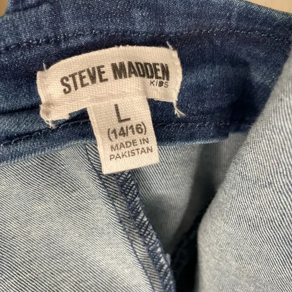 Steve Madden kids large Denim Dress - Picture 3 of 3